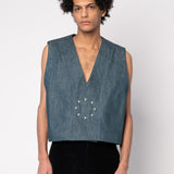 Fancy Waistcoat - Denim