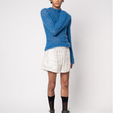 Loopy Jumper - Blue Bouclé