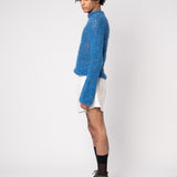 Loopy Jumper - Blue Bouclé