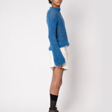 Loopy Jumper - Blue Bouclé