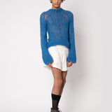 Loopy Jumper - Blue Bouclé