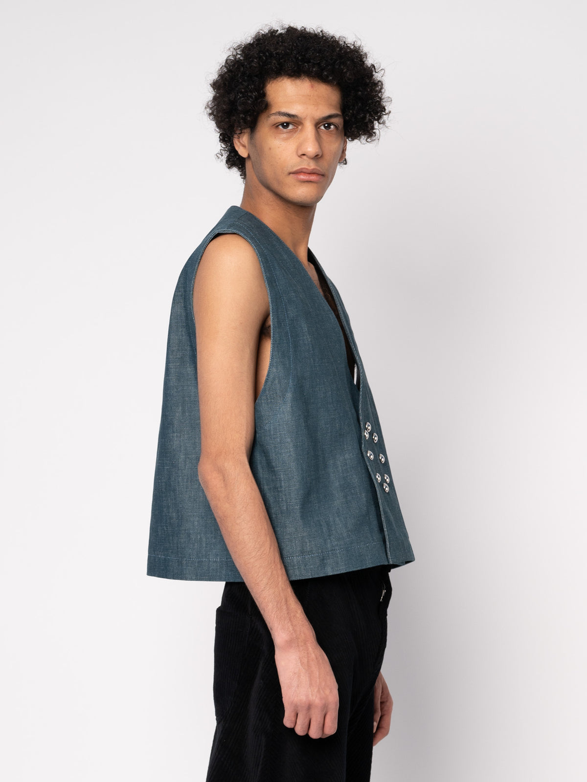 Fancy Waistcoat - Denim