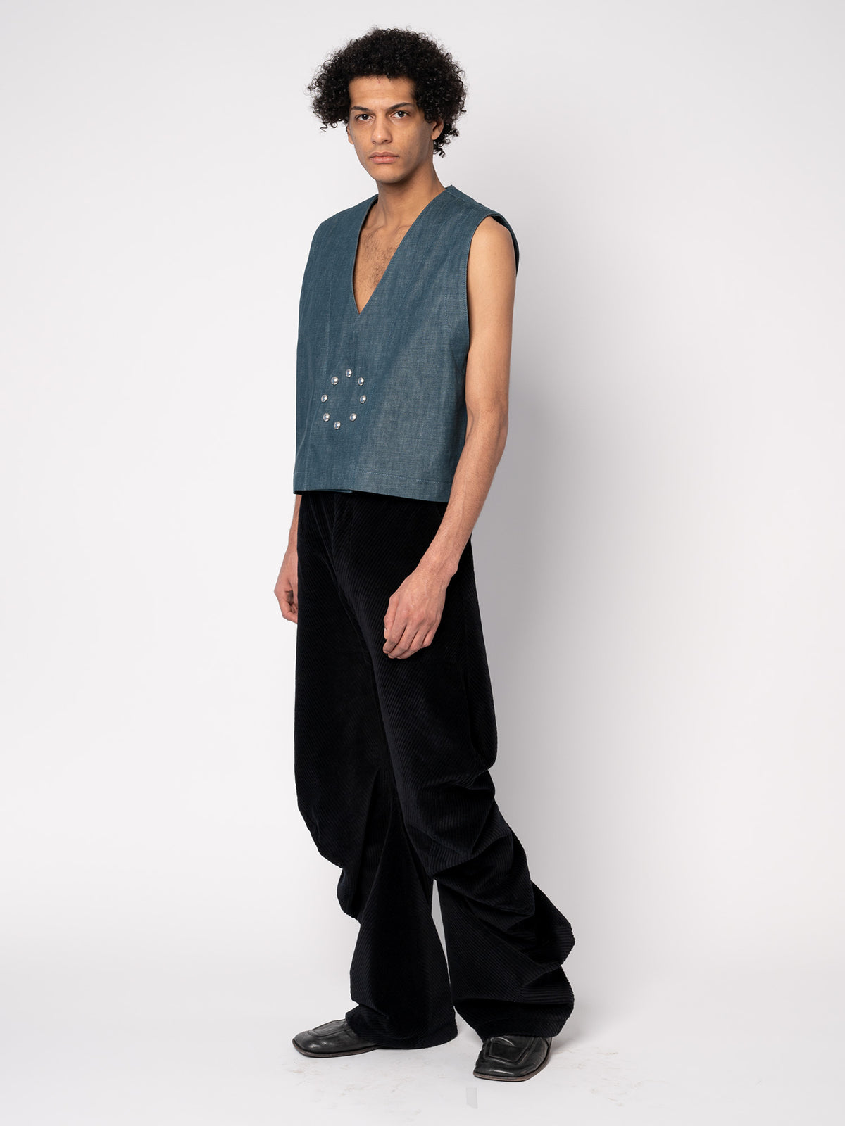 Fancy Waistcoat - Denim