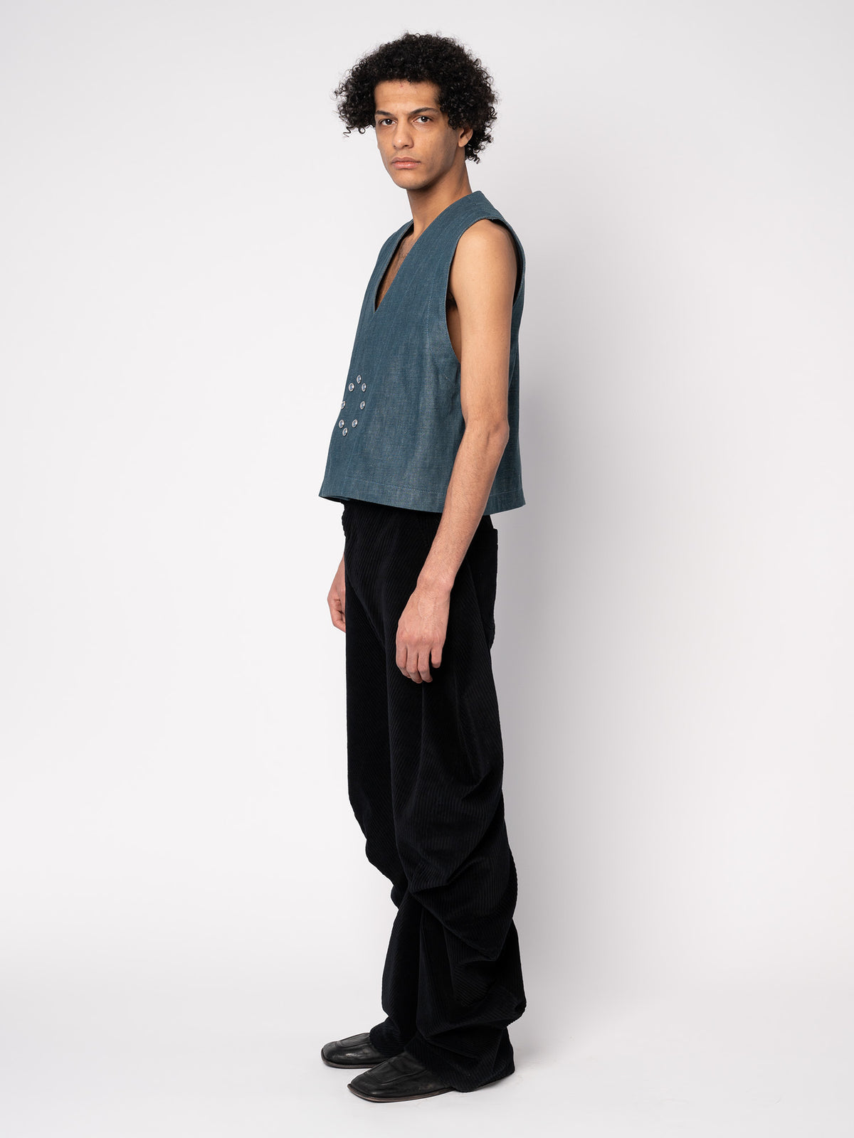 Fancy Waistcoat - Denim