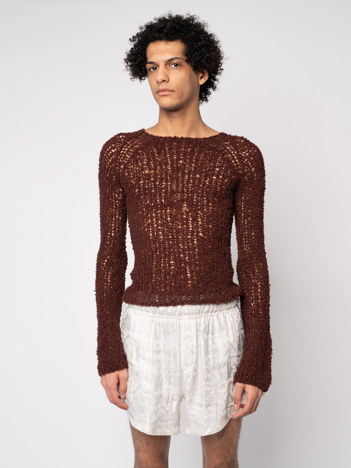 Not Boxer Shorts - White Jacquard