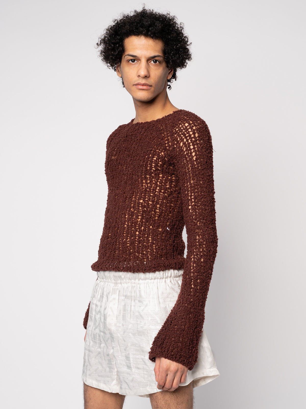Not Boxer Shorts - White Jacquard
