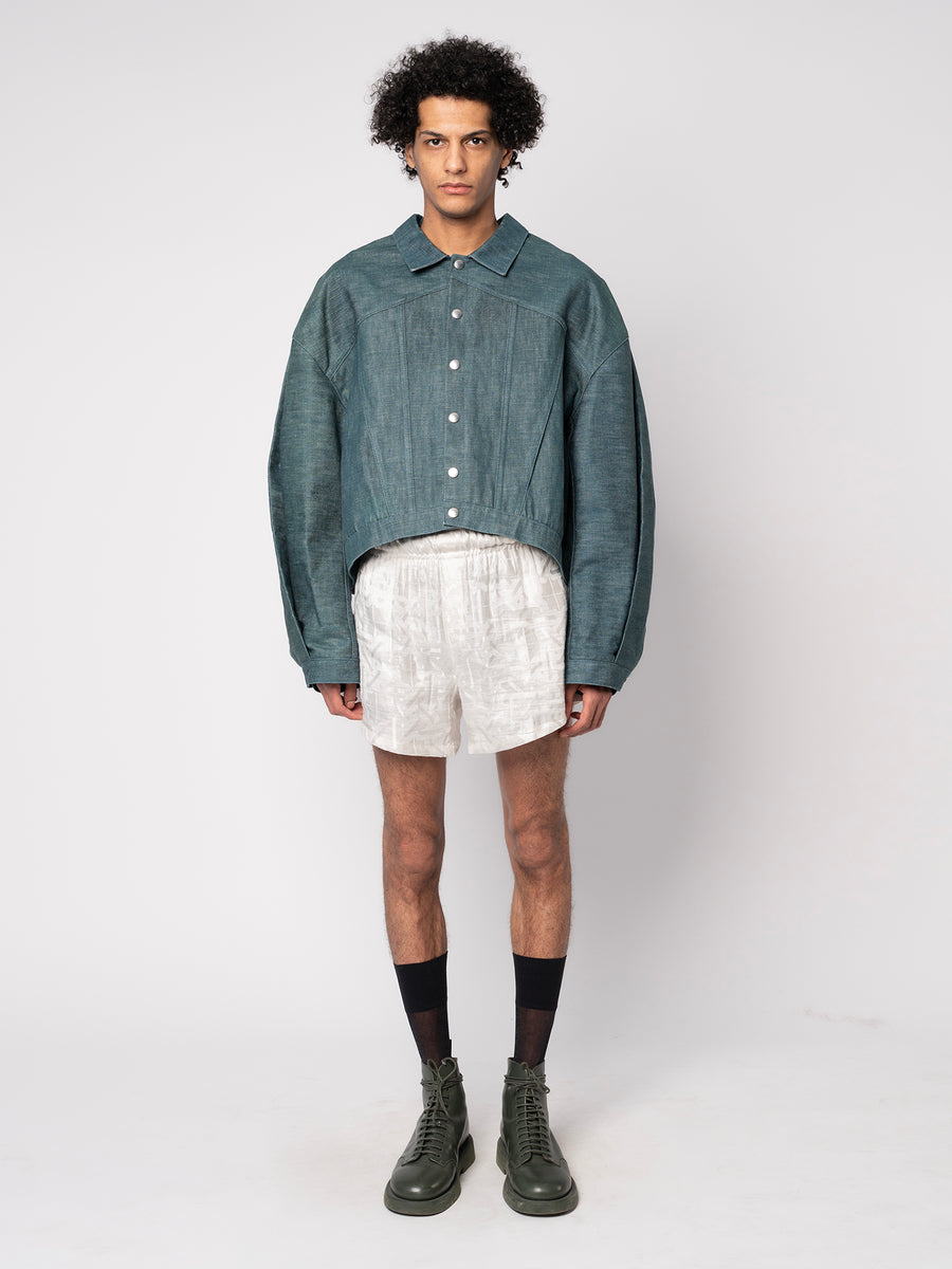 Pretty Classic Denim Jacket - Denim
