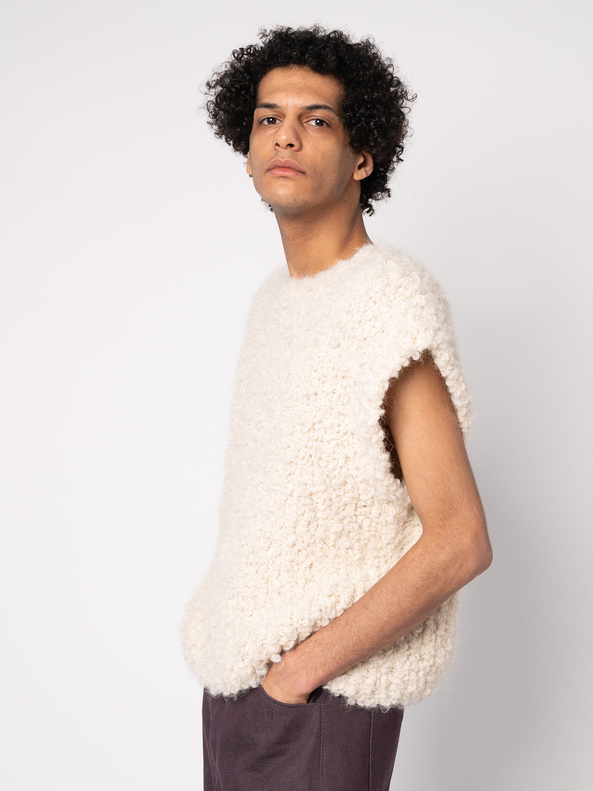 Loopy Vest - Alpaca