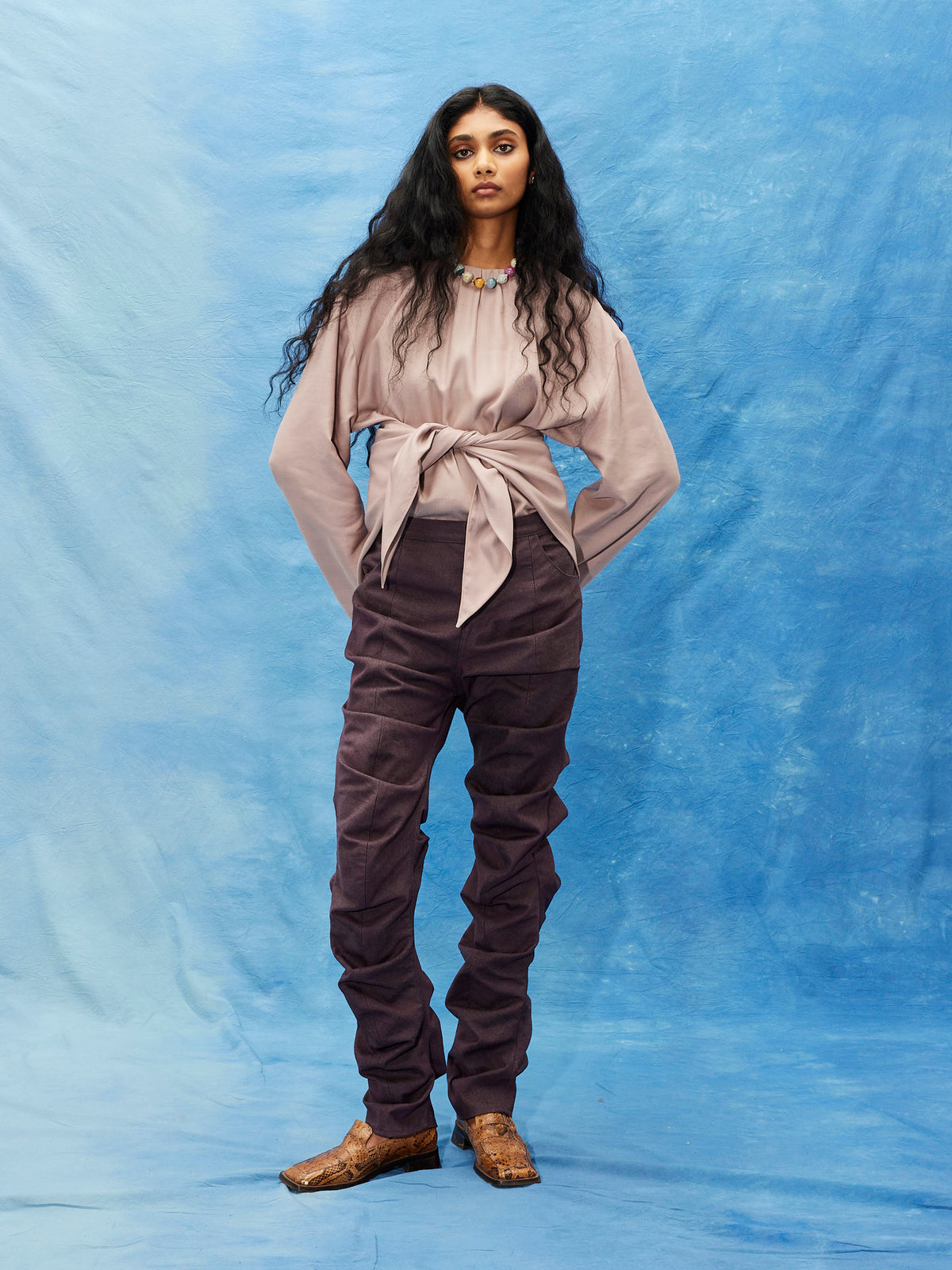 Coiled Jeans - Purple Denim