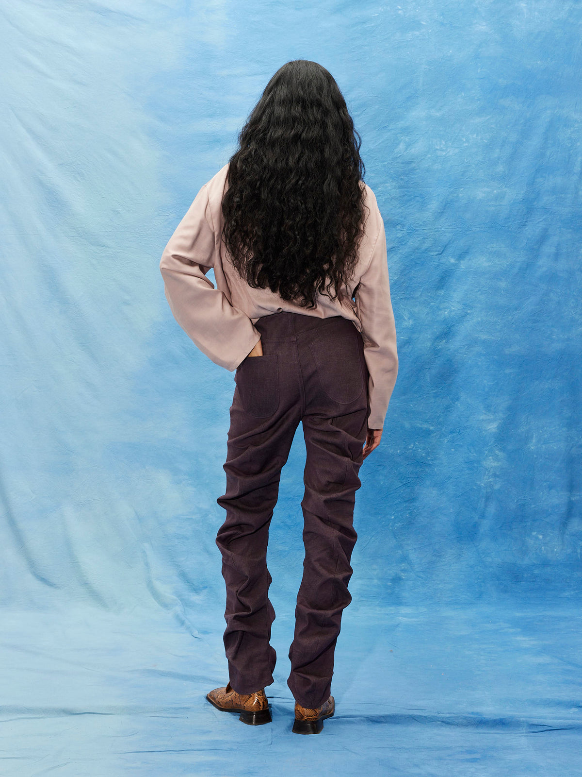 Coiled Jeans - Purple Denim