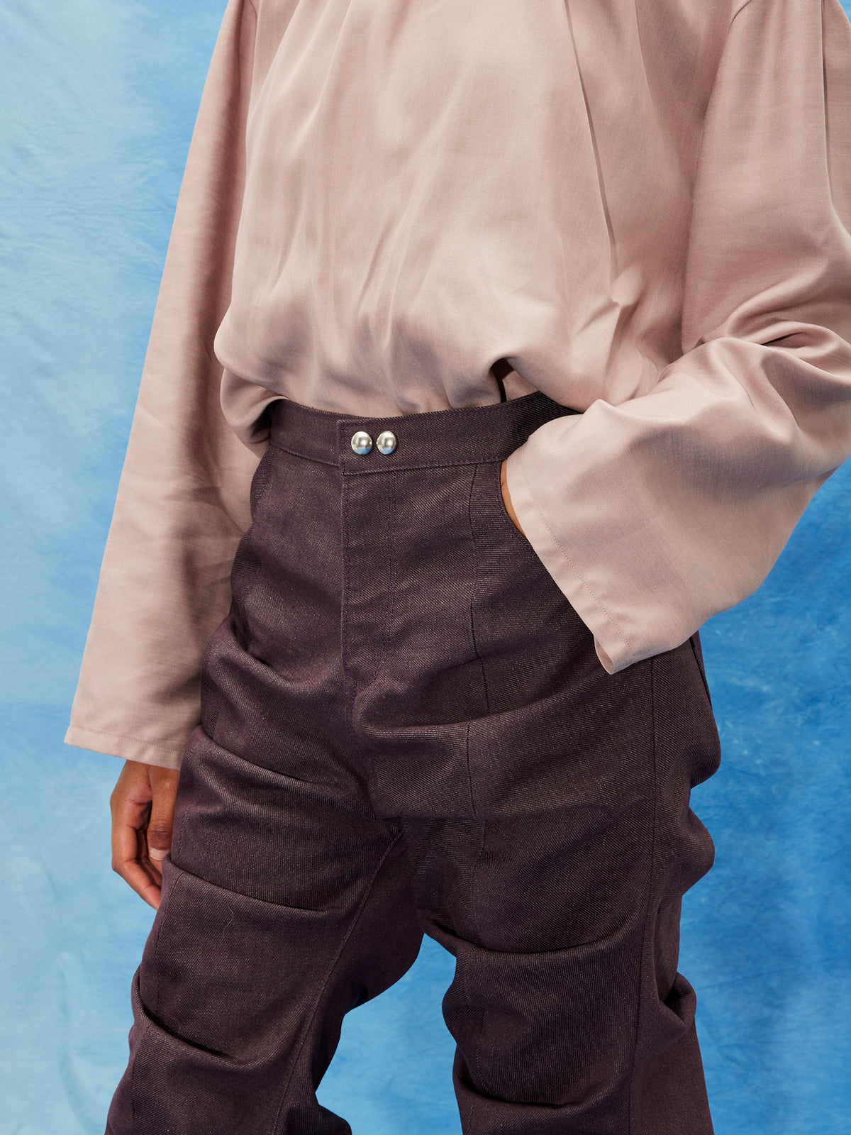 Coiled Jeans - Purple Denim