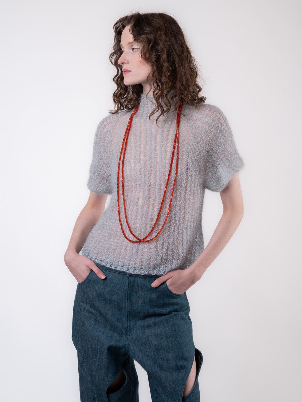 Red Halo Necklace