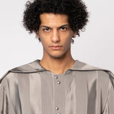 UFO Long Shirt - Striped Jacquard