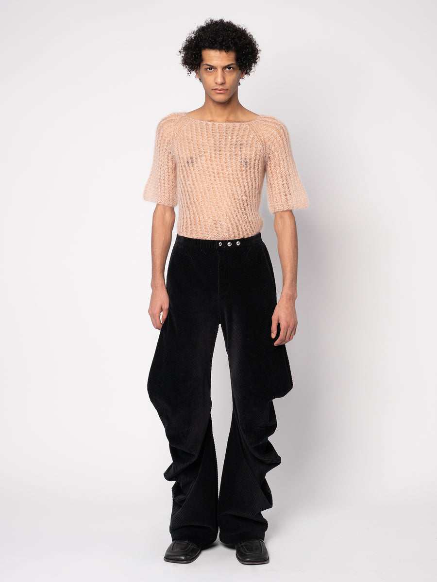 Wacky Trousers - Black Corduroy