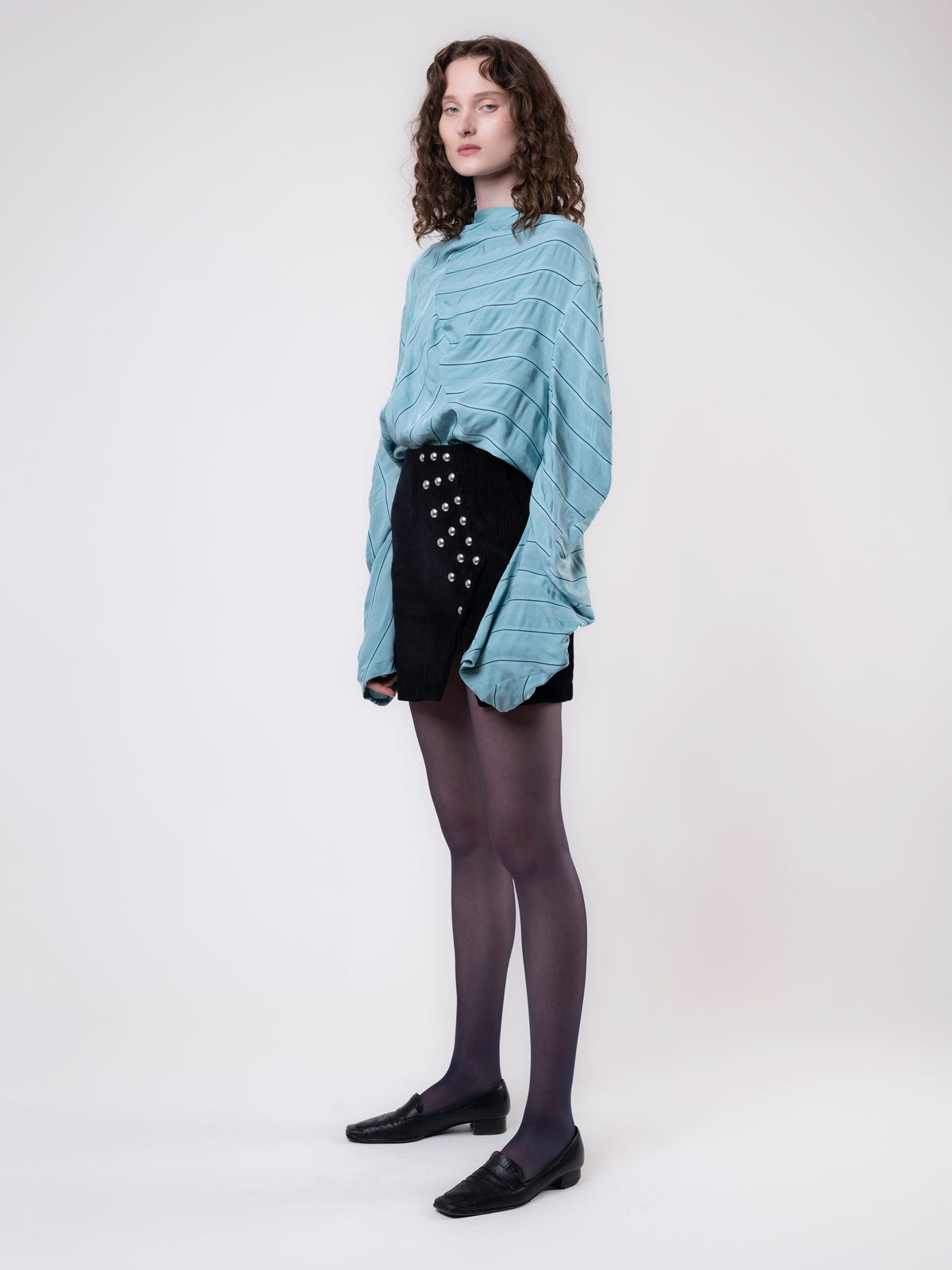 Sun Halo Skirt - Black Corduroy