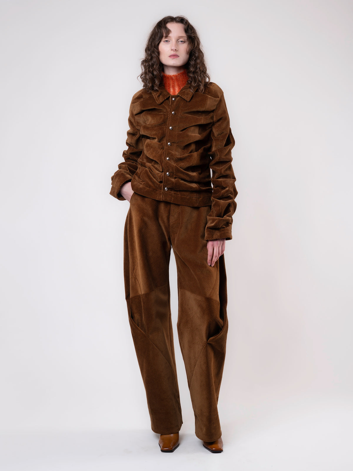 Coiled Jacket - Brown Corduroy