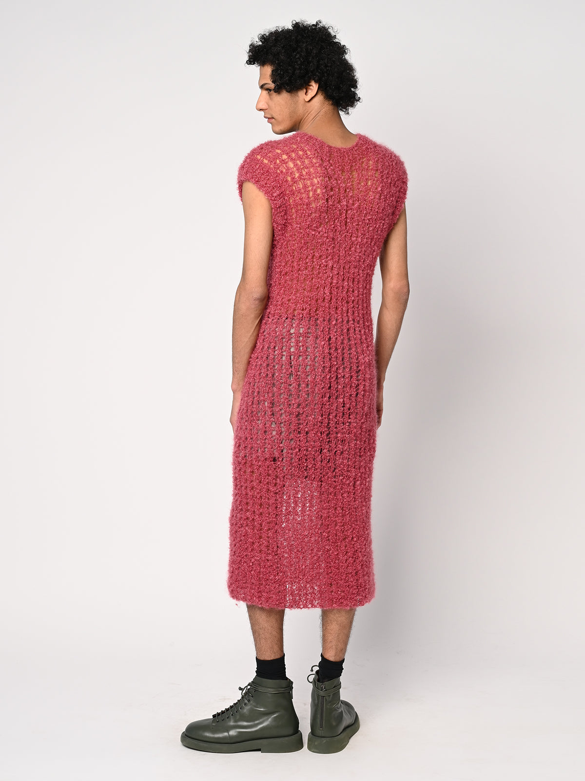 Loopy Dress - Raspberry Red