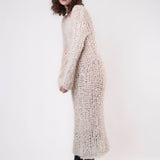 Loopy Dress - White Bouclè