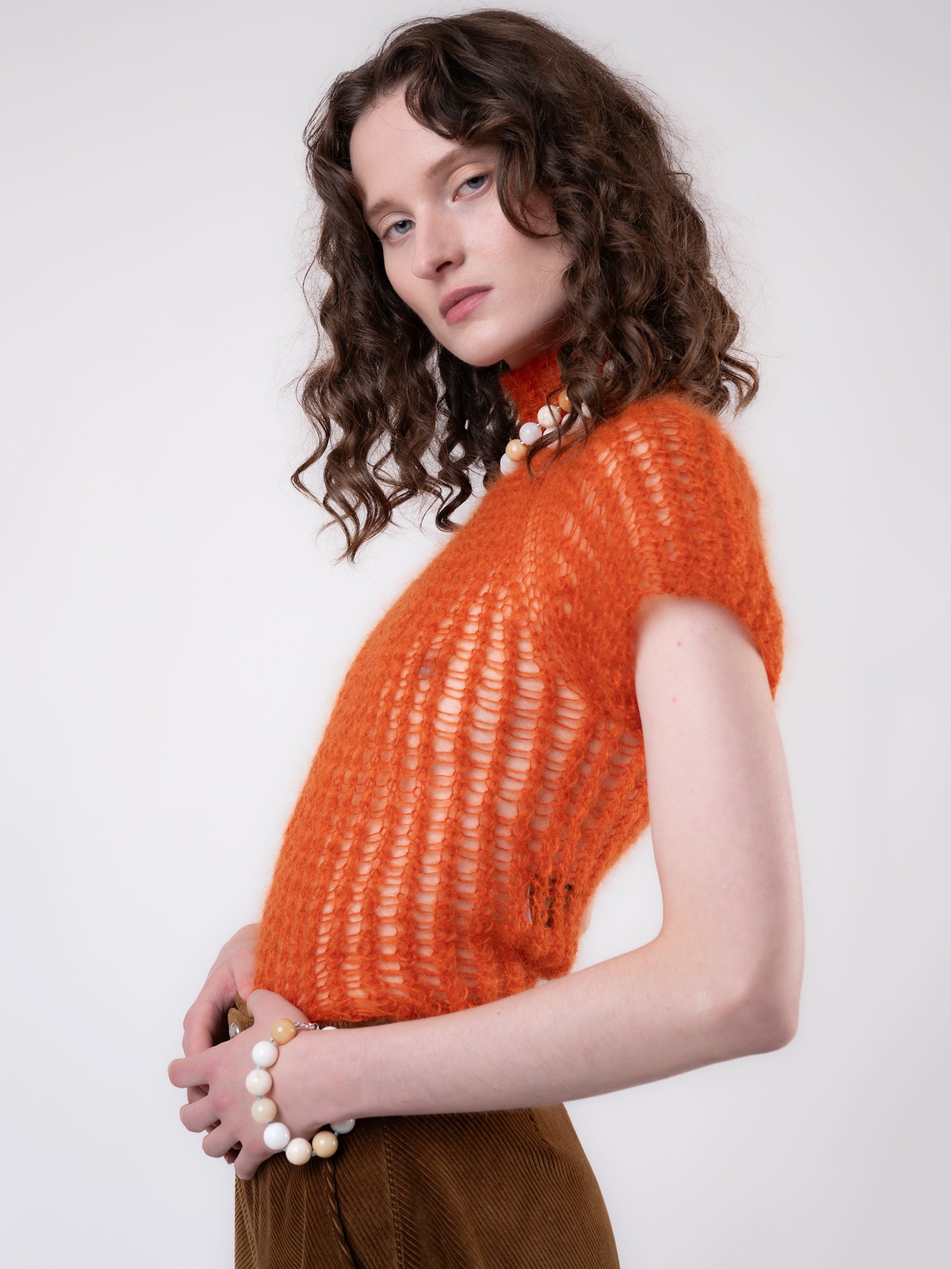 Marmalade T-shirt - Orange Mohair