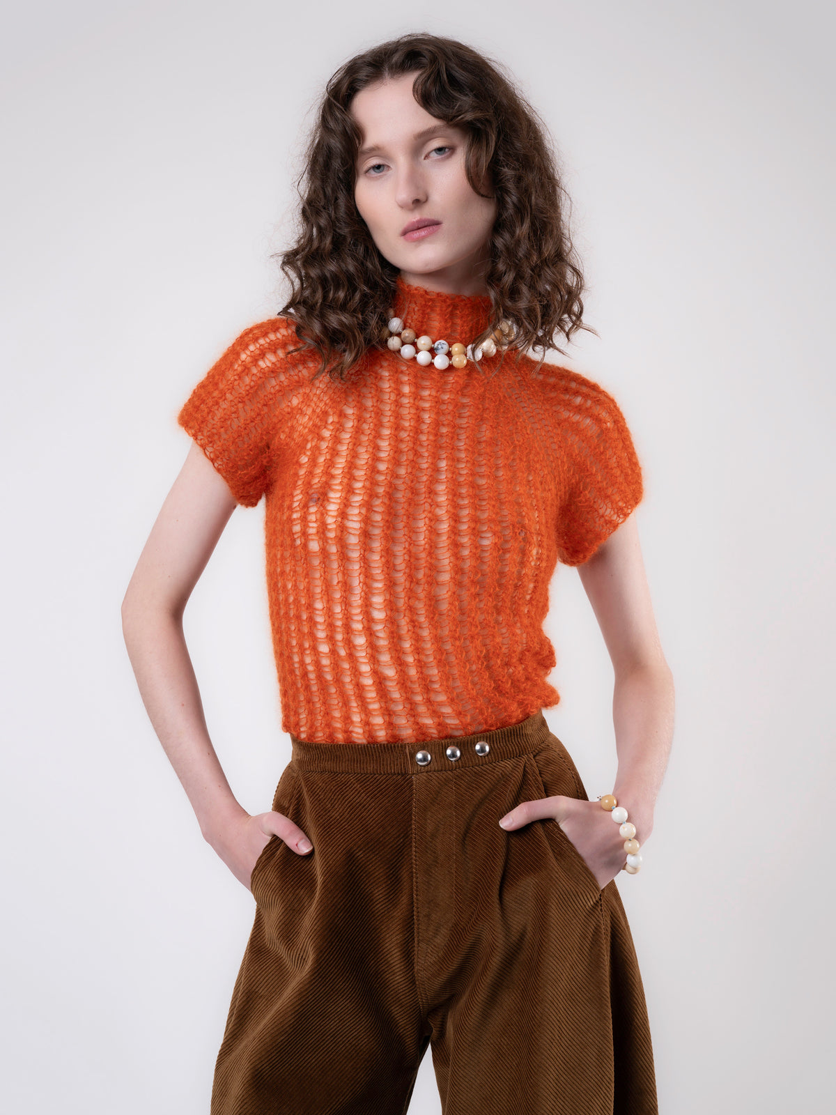 Marmalade T-shirt - Orange Mohair
