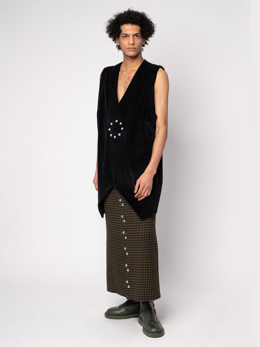 Massive Waistcoat - Black Corduroy
