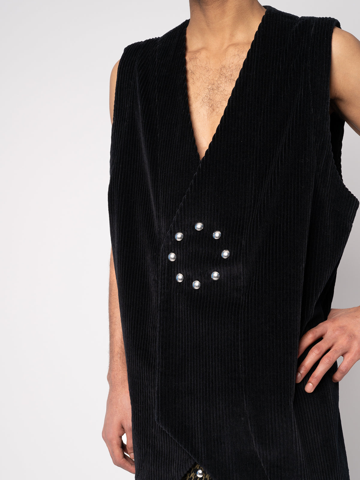 Massive Waistcoat - Black Corduroy