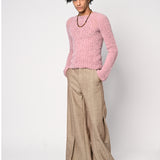 Fairy Floss Jumper - Pink Merino
