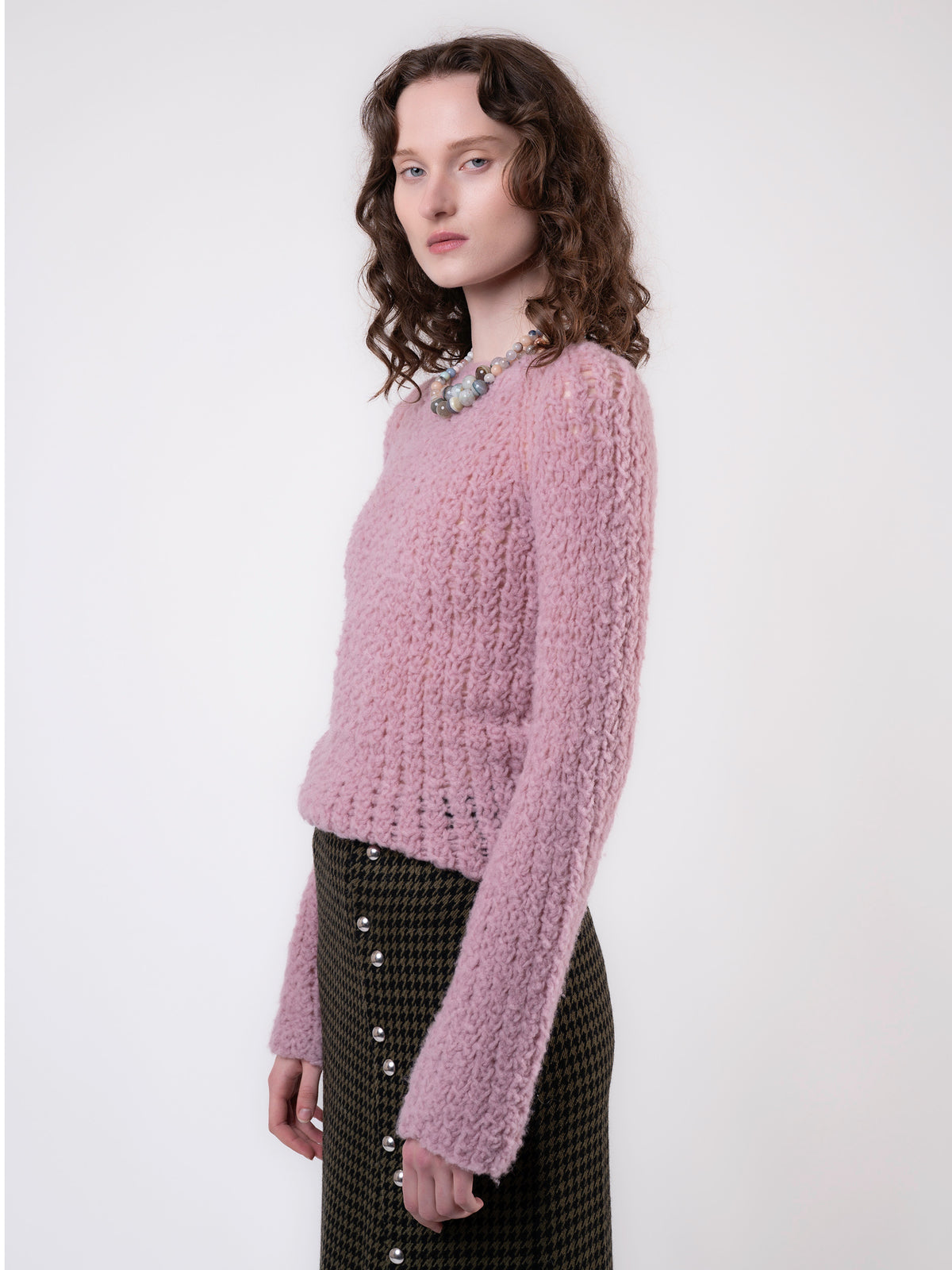 Fairy Floss Jumper - Pink Merino
