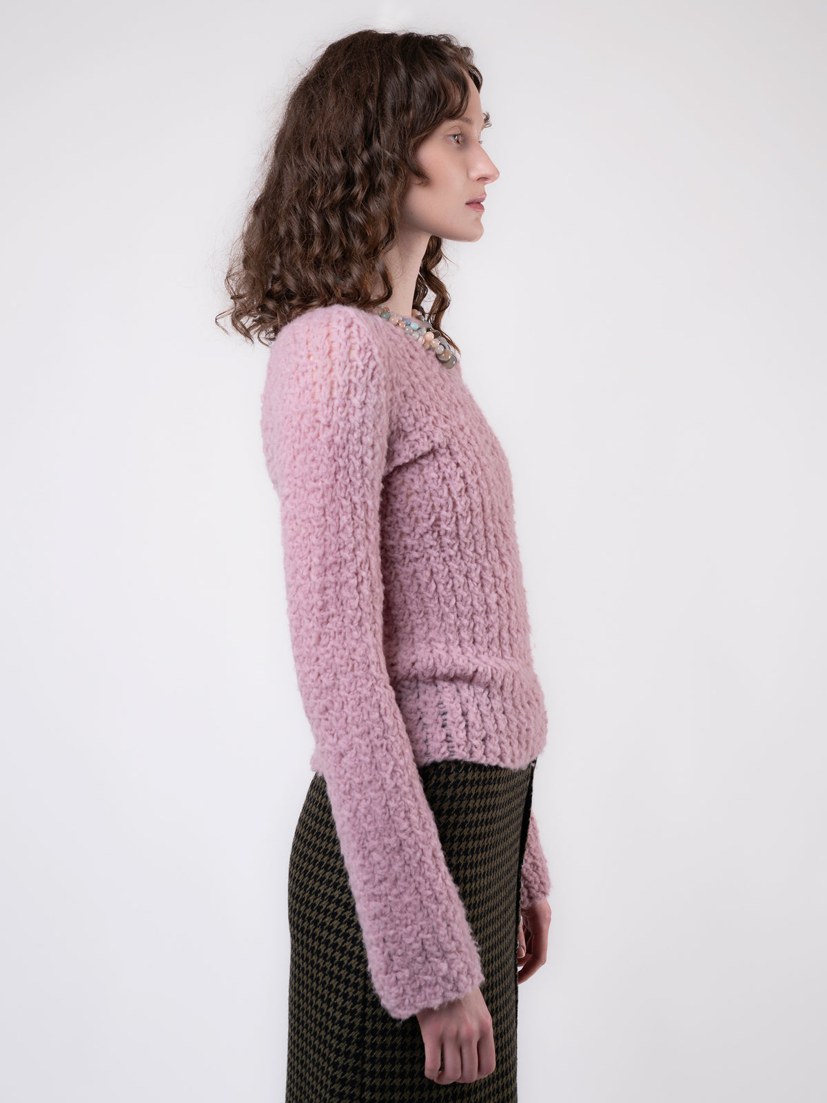 Fairy Floss Jumper - Pink Merino