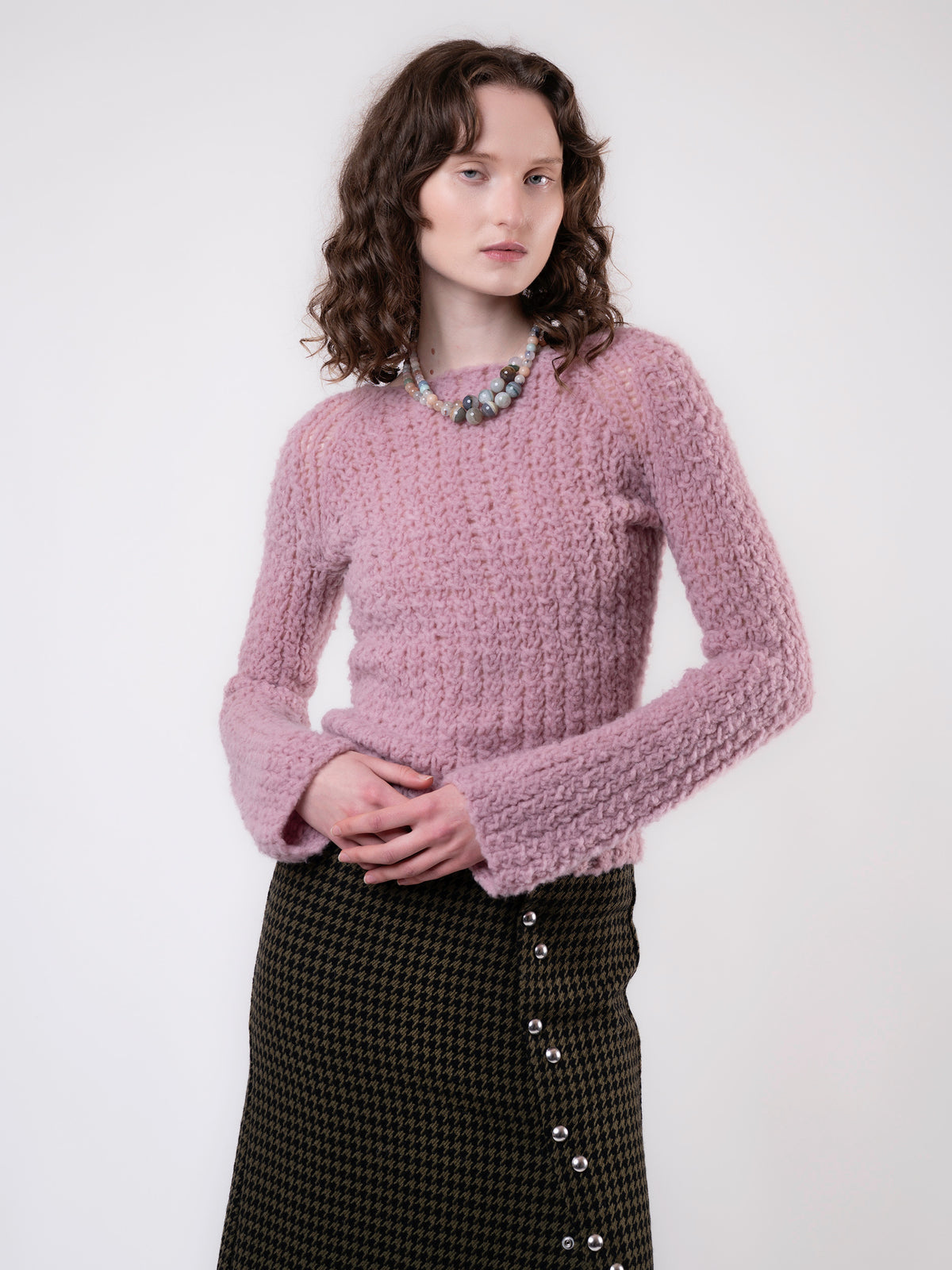 Fairy Floss Jumper - Pink Merino