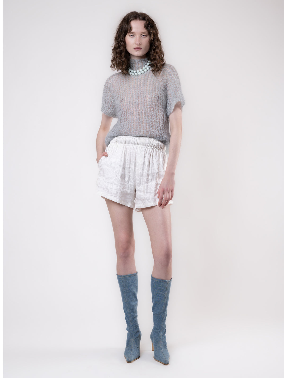 Sphynx T-shirt - Grey Mohair