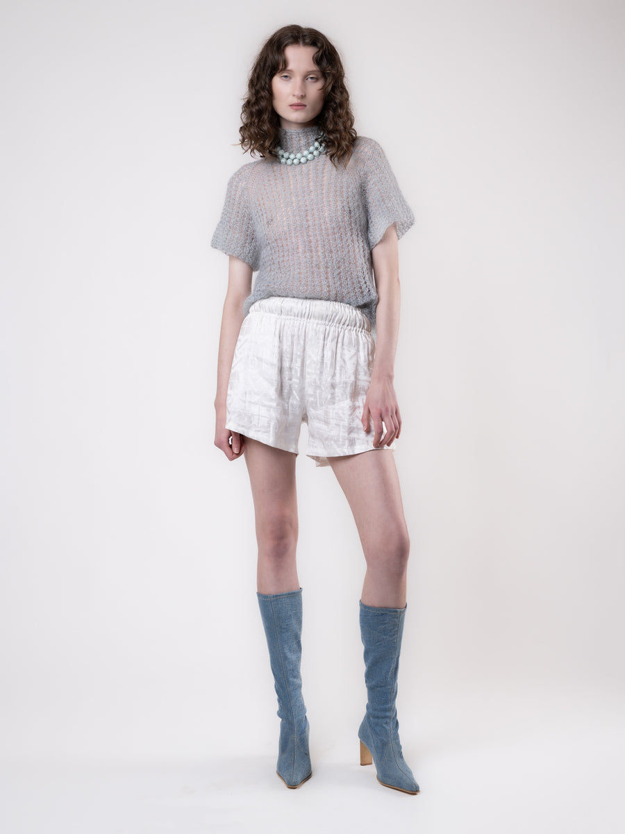 Sphynx T-shirt - Grey Mohair