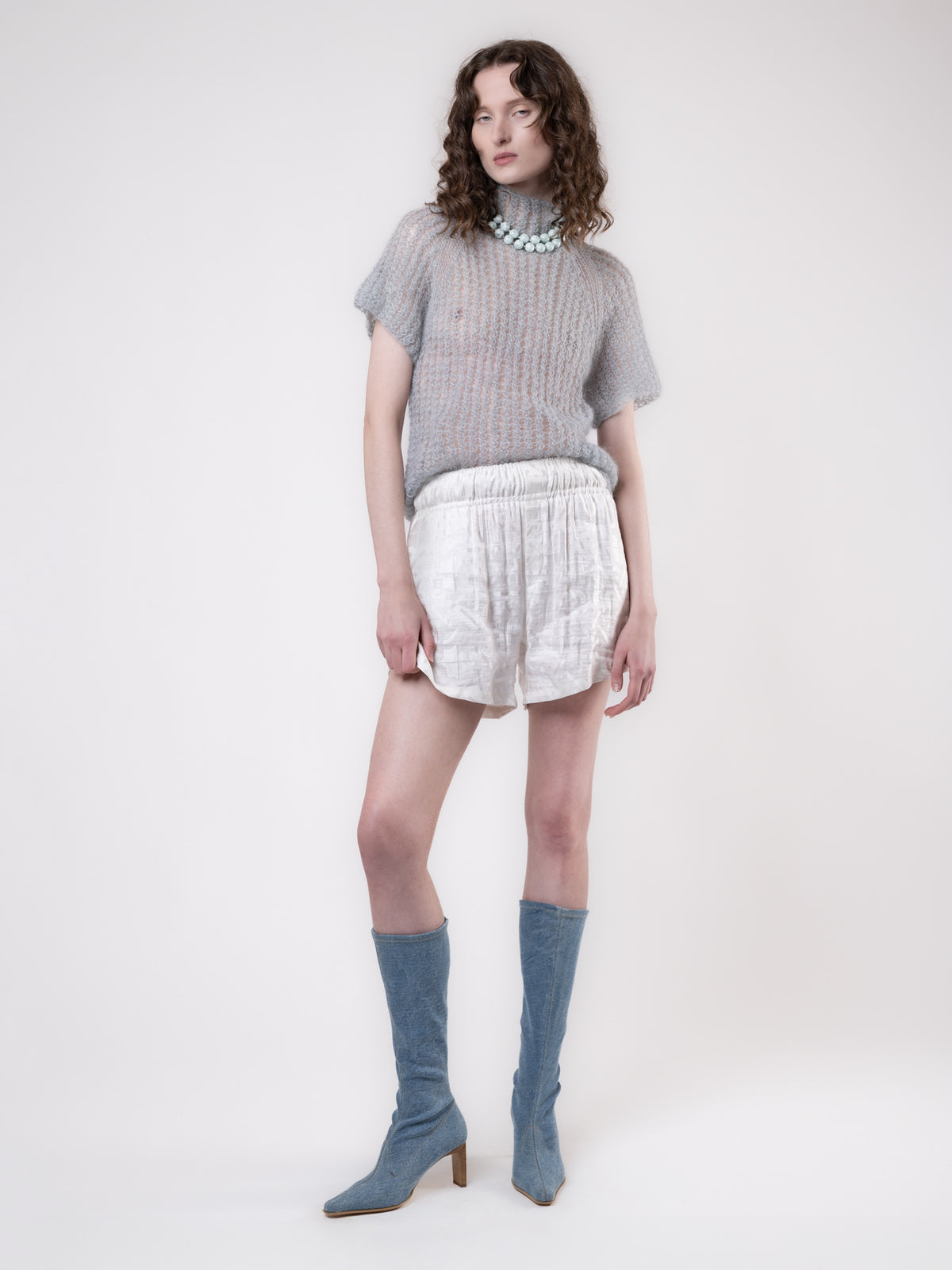 Sphynx T-shirt - Grey Mohair