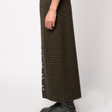 Man Skirt - Wool Houndstooth